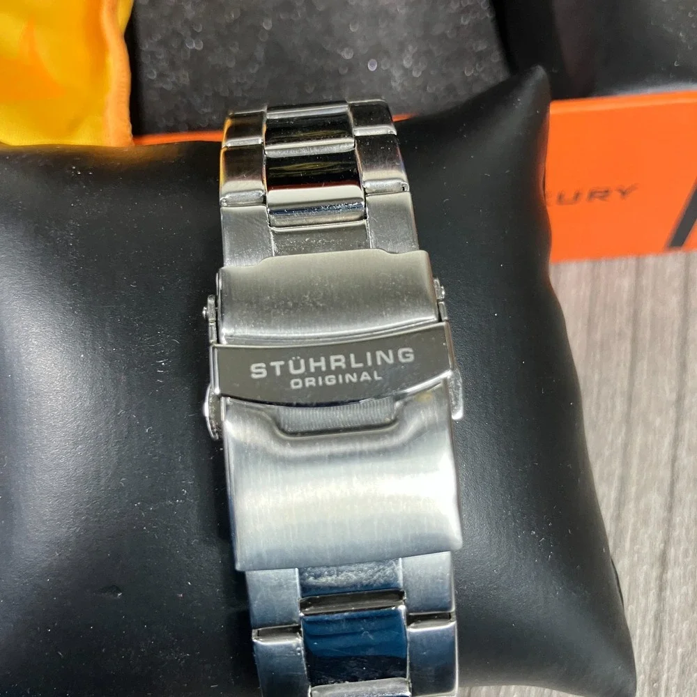 Stührling Ultima‎ 3960 Quartz 42mm Chronograph - Light Blue Dial